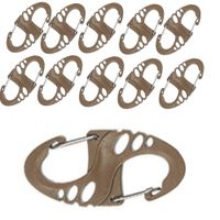 ZESTAW KARABIŃCZYKÓW S-HOOK  MIL-TEC COYOTE