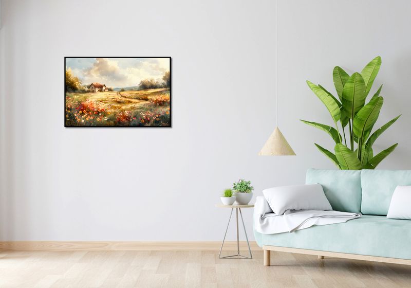 Plakat 86,4x56,8cm Sielski Domek zdjęcie 4