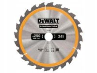 DEWALT TARCZA PIŁA DO DREWNA 250MM 30MM 24Z DT1956