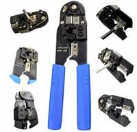 ZACISKARKA DO WTYCZEK WTYKÓW RJ45 RJ-45 ZACISKACZ