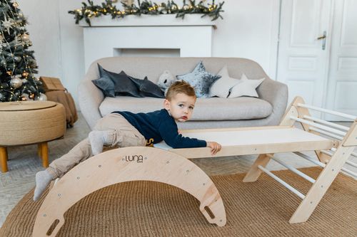 domowy plac zabaw Moon Max biały na Arena.pl