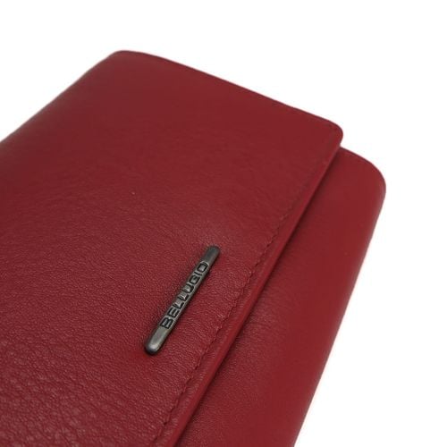 Damski portfel MATTE - czerwony na Arena.pl