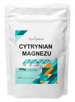 Cytrynian magnezu 500g - magnez w proszku BIOSWENA jakość PREMIUM