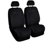 Pokrowce z alcantary przód PRESTIGE 1+1 Czarne do SUZUKI IGNIS