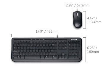 Microsoft Wired Desktop 600 Black          APB-00013 na Arena.pl