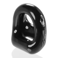 oxballs 360 black - pierścień anatomiczny flex-tpr uniwersalny