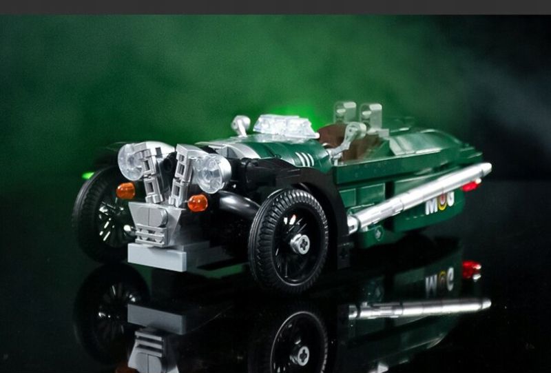 KLOCKI SAMOCHÓD TRÓJKOŁOWY 3 WHEELER MORGAN 487 zdjęcie 7