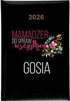 Kalendarz A5 2026 tygodniowy KSIĄŻKOWY PREZENT NA DZIEŃ MAMY - TWÓJ NAPIS