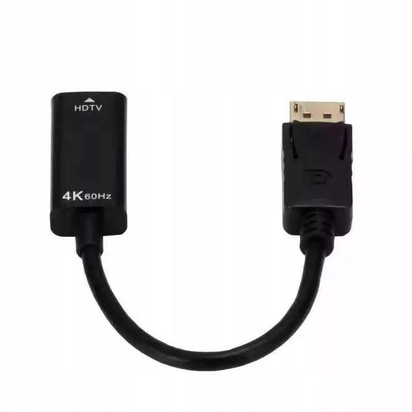 Adapter Kabel Display Port do HDMI 2.0 Przejściówka konwerter DP 4K/60Hz zdjęcie 3
