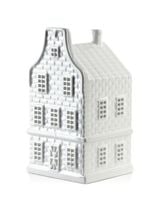 DOMEK CERAMICZNY LAMPION ŚWIECZNIK TEALIGHT OZDOBA ŚWIATECZNA 19 CM