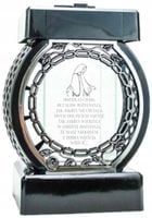 Znicz z grawerem idealny na grób personalizowany na Wszystkich Świętych