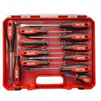 Zestaw wkrętaków - śrubokrętów 12 szt. w walizce Milwaukee 4932472003