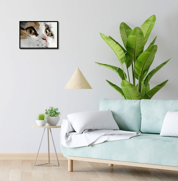 Plakat 42x29,7cm Nitkowany Kot zdjęcie 4