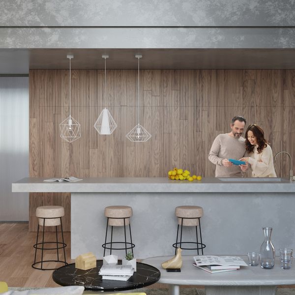 Lampa wisząca DEMI biała zdjęcie 7