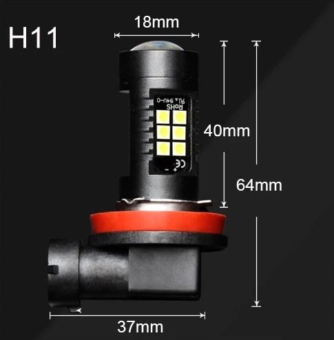 ŻARÓWKI XSTORM LED H11 80W 360° 4000LM 6000K CAN na Arena.pl