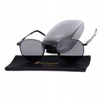 OKULARY Owalne Lenonki PRZECIWSŁONECZNE POLARYZACYJNE Filtr UV Polarzone