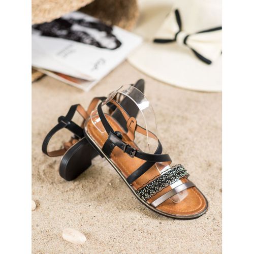 Stylowe Czarne Sandałki r.41 na Arena.pl