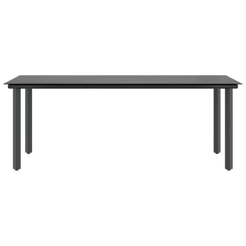 7-częściowy zestaw obiadowy do ogrodu, brązowy polirattan szkło na Arena.pl