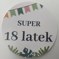 naklejki 35 mm - super 18 latek - 35 szt