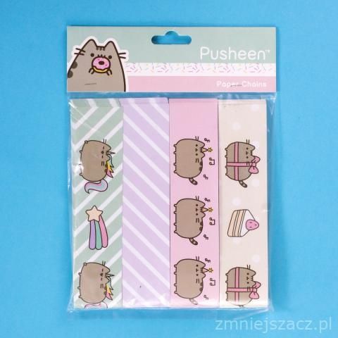 Łańcuch papierowy Pusheen - 4 elementowy na Arena.pl