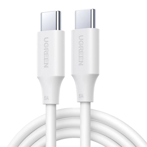 Kabel USB-C do USB-C UGREEN 15172 1m (biały) zdjęcie 1