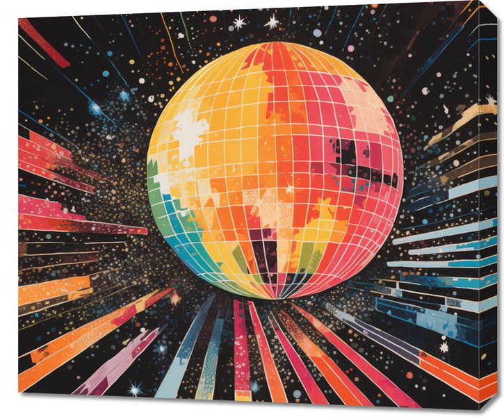 Obraz 70x60cm Disco Gra! zdjęcie 1