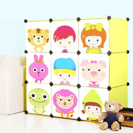 SZAFA MODUŁOWA DLA DZIECI DZIECKA 9 PÓŁEK REGAŁ na Arena.pl