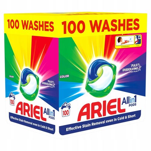 Ariel All-in-1 PODS Kapsułki do prania Color Clean 100 prań na Arena.pl