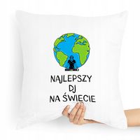 Dla Dja Muzyka Prezent Poduszka Najlepszy Na Z Nadrukiem Ze Zdjęciem