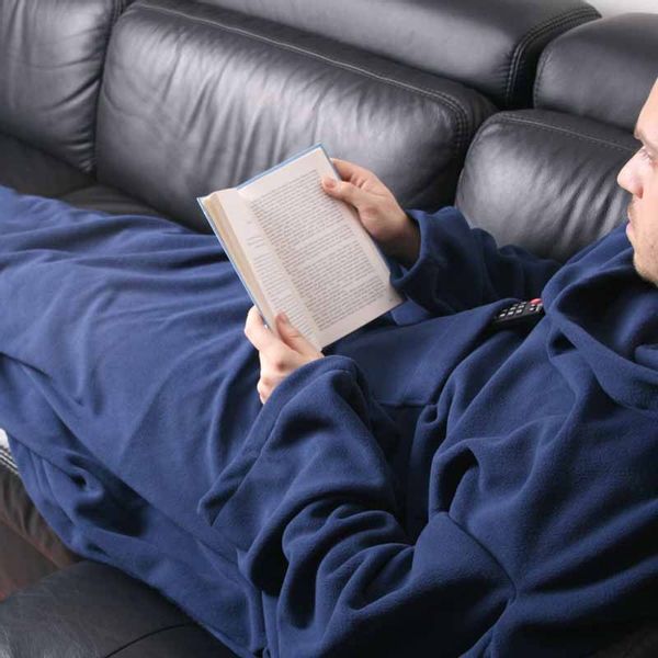 Kocyko-szlafrok Granatowy dla Mężczyzn zdjęcie 5