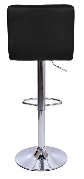 Hoker krzesło barowe Arako czarne zdjęcie 3