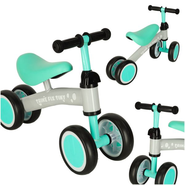Rowerek Biegowy Trike Fix Tiny Rower Jeździk 3W1 Miętowy zdjęcie 1