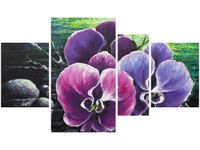 120CM 70 OBRAZ 4 ELEM STORCZYK STAWEM ŚCIENNY