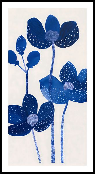 Plakat 50x100cm Nocne Kwiaty zdjęcie 3