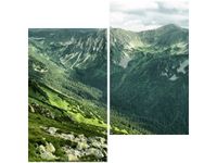 60X60CM GÓRSKIE ZBOCZE DWU OBRAZ ŚCIAN