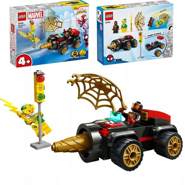 LEGO Marvel Spidey Super Kumple 10792 Pojazd Wiertłowy Samochód Auto Miles zdjęcie 6