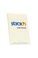 NOTES SAMOPRZYLEPNY W LINIE 152X101MM ŻÓŁTY STICK'IN