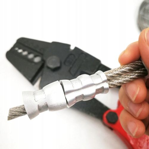 ZACISKARKA SZCZYPCE DO ZACISKANIA LIN LINEK TULEJEK NA LINKACH STALOWYCH na Arena.pl