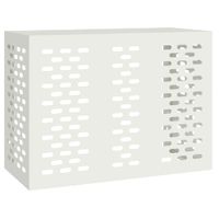 Pokrywa do klimatyzatora Biały 110 x 50 x 80 cm Stal