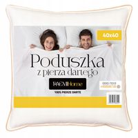Poduszka Jasiek z Pierza Dartego 40x40 PaemiHome