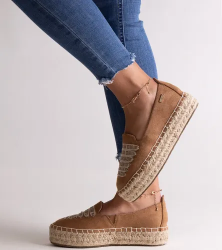 Brązowe espadryle Big Star JJ274892 36 na Arena.pl