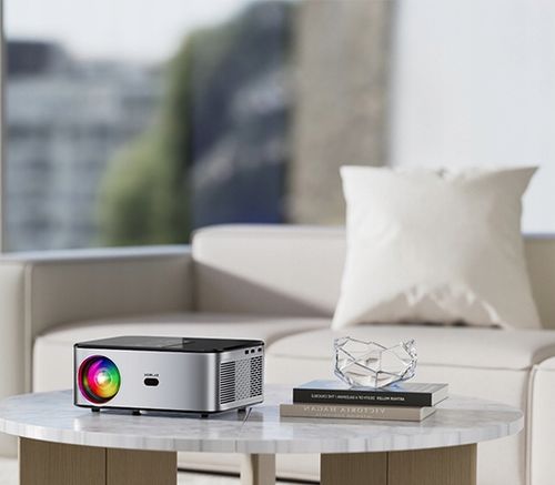 HORLAT T02 Projektor kina domowego 25000 lumenów, Full HD 1080p Android TV na Arena.pl