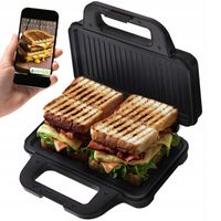 Opiekacz do kanapek Panini Grill elektryczny do kanapek 1400W