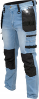 SPODNIE ROBOCZE OCHRONNE MONTERSKIE JEANS R. L/XL