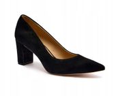 LAUREN RALPH LAUREN Czółenka na słupku LANETTE zamsz R35.5