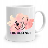 Kubek Dla Weterynarza The Best Vet Prezent Z Nadrukiem Ze Zdjęciem