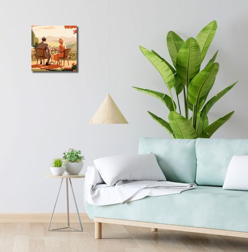 Obraz 30x30cm Retro Randka na Arena.pl