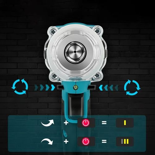 KLUCZ UDAROWY AKUMULATOROWY BEZSZCZOTKOWY DO MAKITA 18V 650NM 1/2'' 5500mAh na Arena.pl