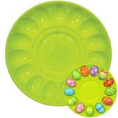 talerz na jajka półmisek do jajek wielkanocny na wielkanoc patera talerzyk