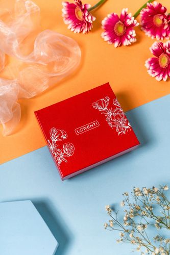 mały portfel damski ze skóry naturalnej ze wzorem fal - lorenti na Arena.pl